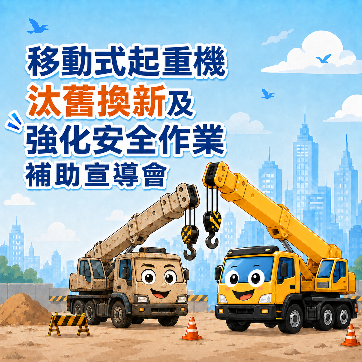 「移動式起重機汰舊換新及強化安全作業補助」宣導會